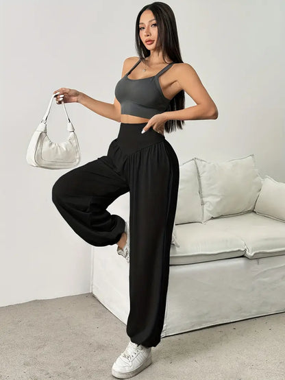 Noctelith – Pantaloni eleganti a gamba larga