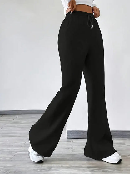 Manju – Pantaloni jogging a zampa in cotone