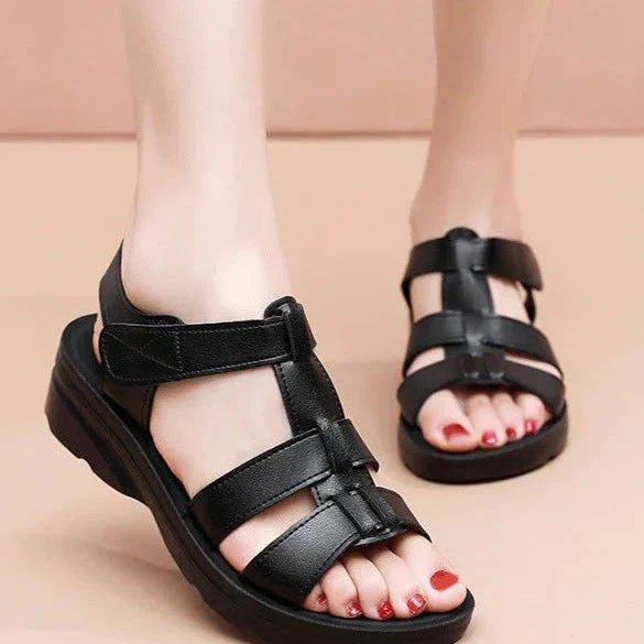 Thessy – Sandali in pelle con cinturini comodi e di alta qualità