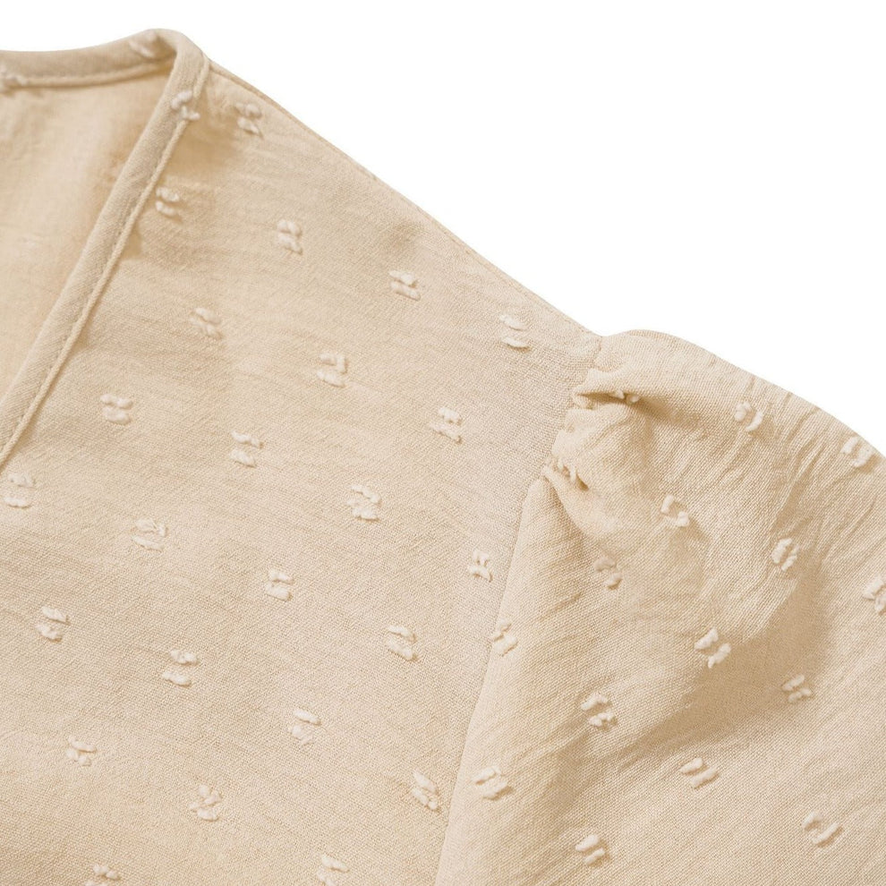 Zsari – Graziosa camicetta in cotone con scollo a V