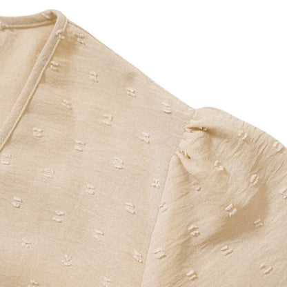 Zsari – Graziosa camicetta in cotone con scollo a V