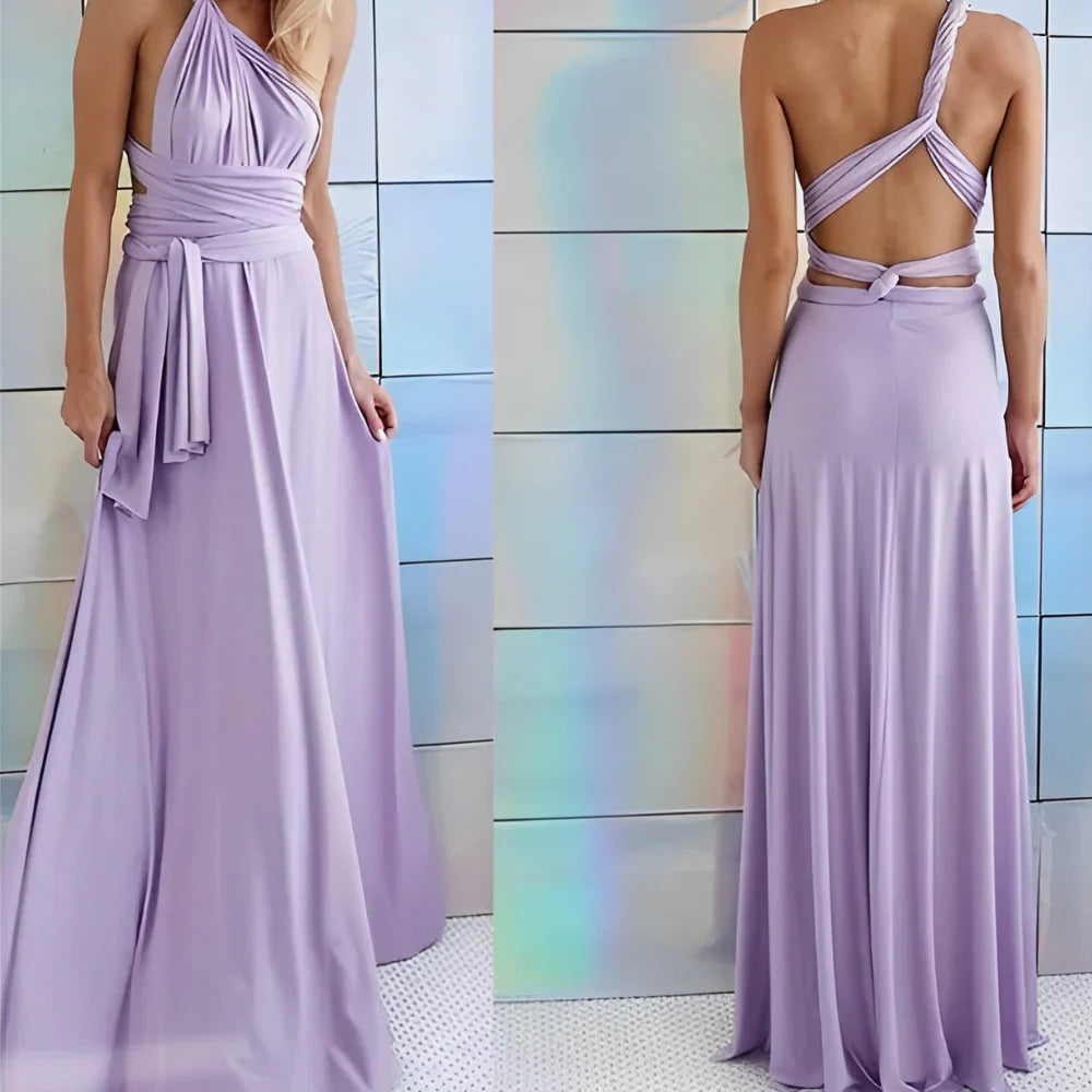 Jacqui – Elegante maxi abito multiuso