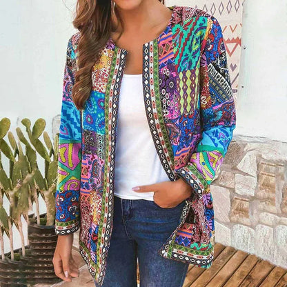 Zoryelle – Giacca patchwork boho colorata