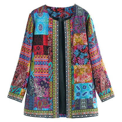Zoryelle – Giacca patchwork boho colorata