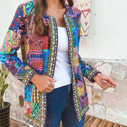 Zoryelle – Giacca patchwork boho colorata