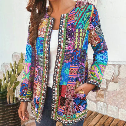 Zoryelle – Giacca patchwork boho colorata
