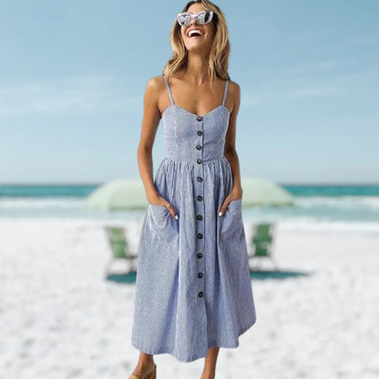 Ilode – Abito in cotone leggero