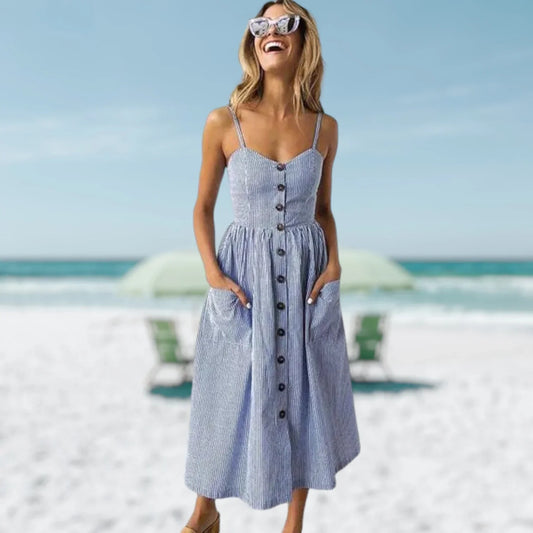 Ilode – Abito in cotone leggero