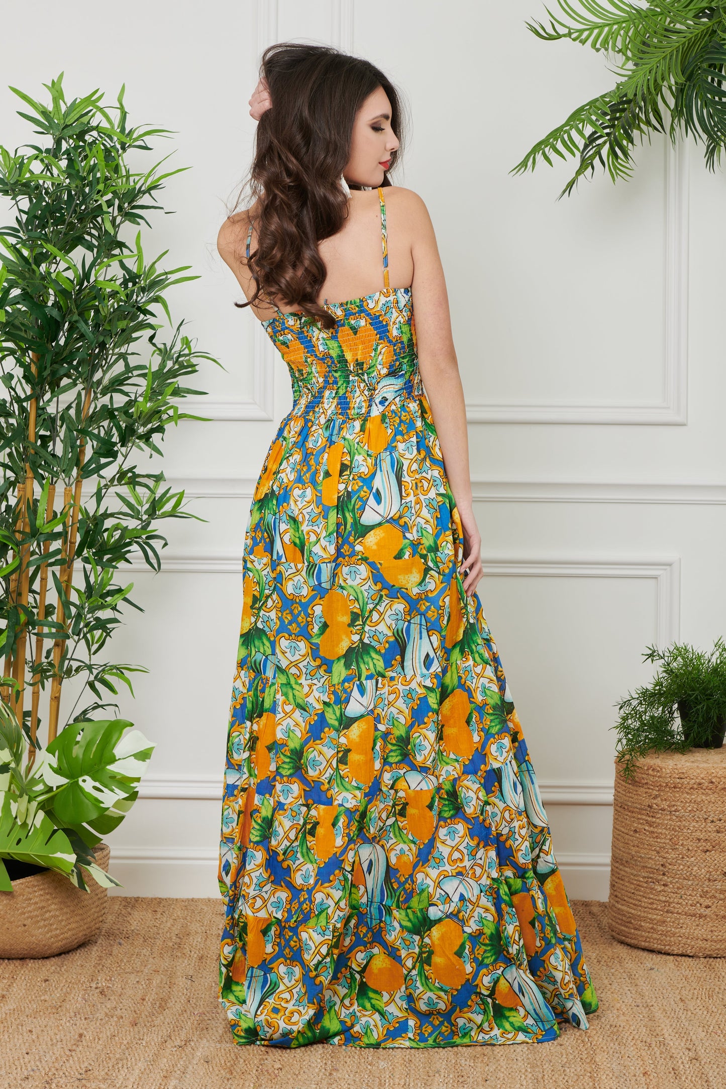 Brigitta - Abito Lungo Corpetto Stile Incantevole