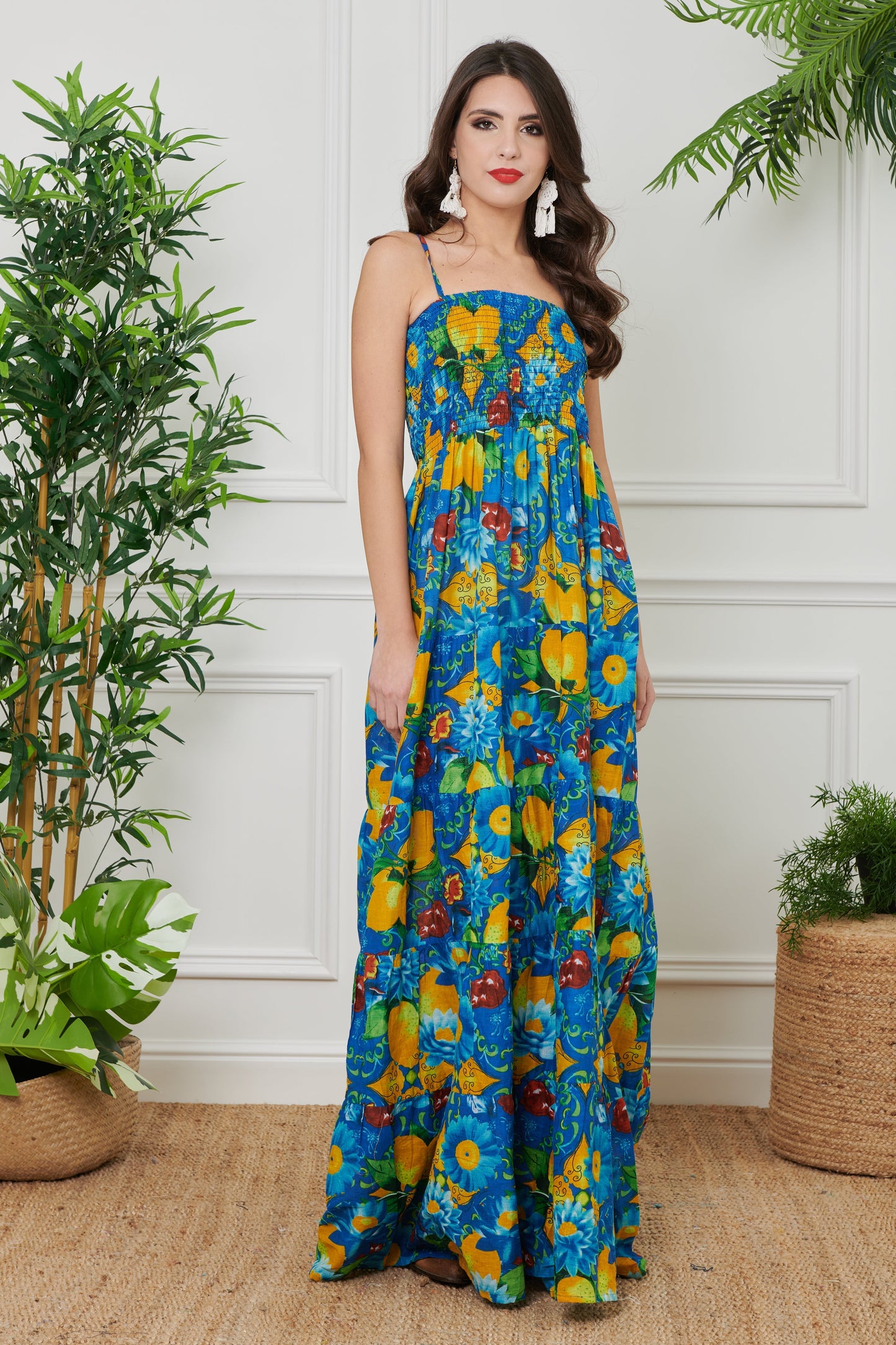 Brigitta - Abito Lungo Corpetto Stile Incantevole