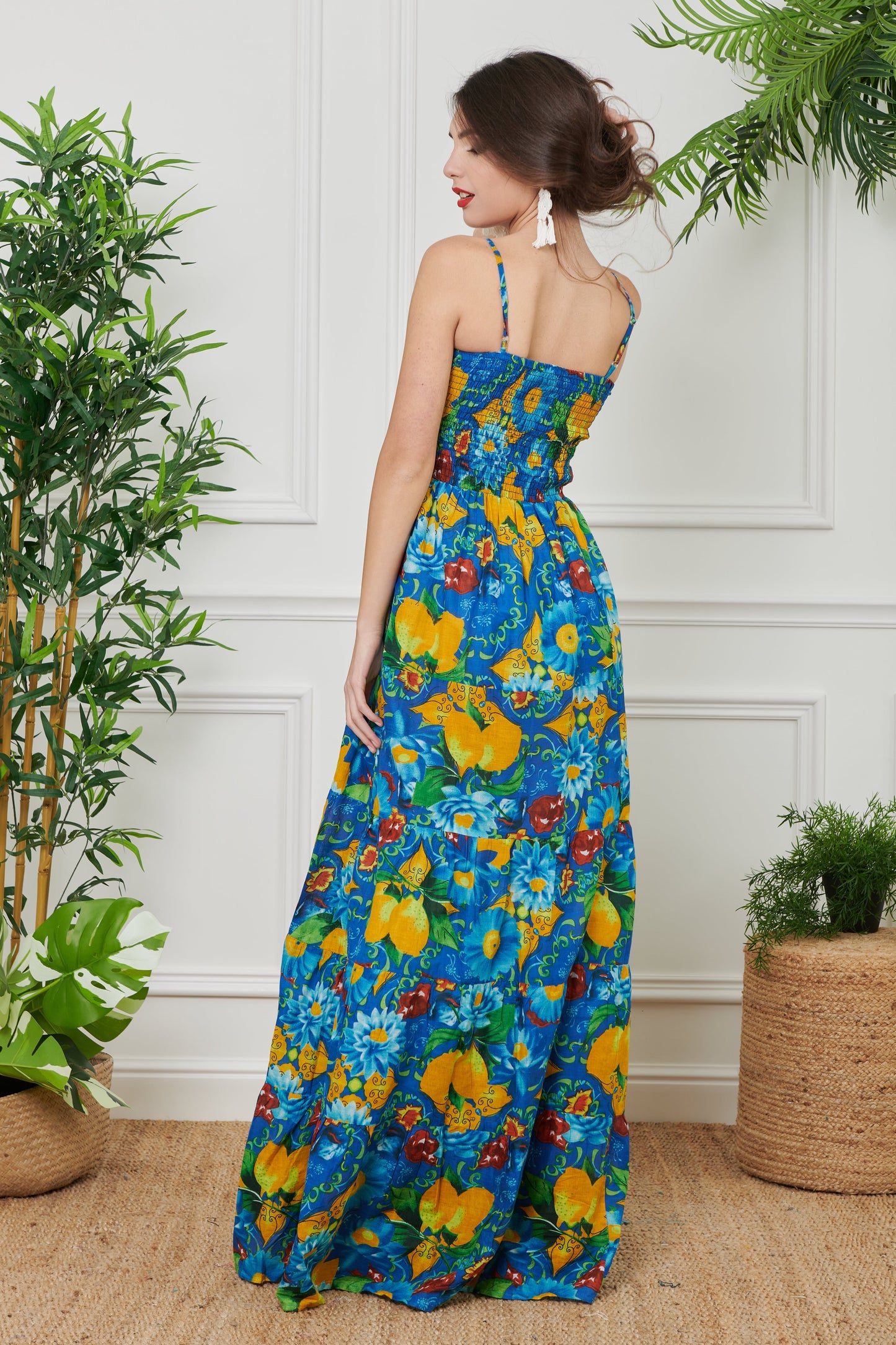 Brigitta - Abito Lungo Corpetto Stile Incantevole