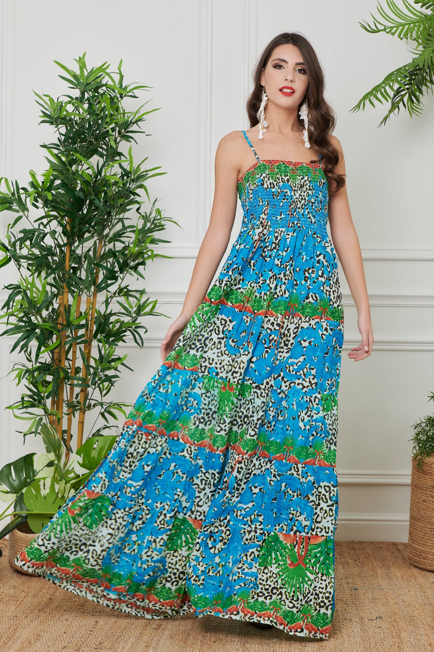 Brigitta - Abito Lungo Corpetto Stile Incantevole