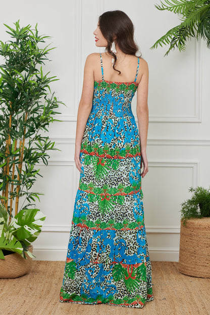 Brigitta - Abito Lungo Corpetto Stile Incantevole