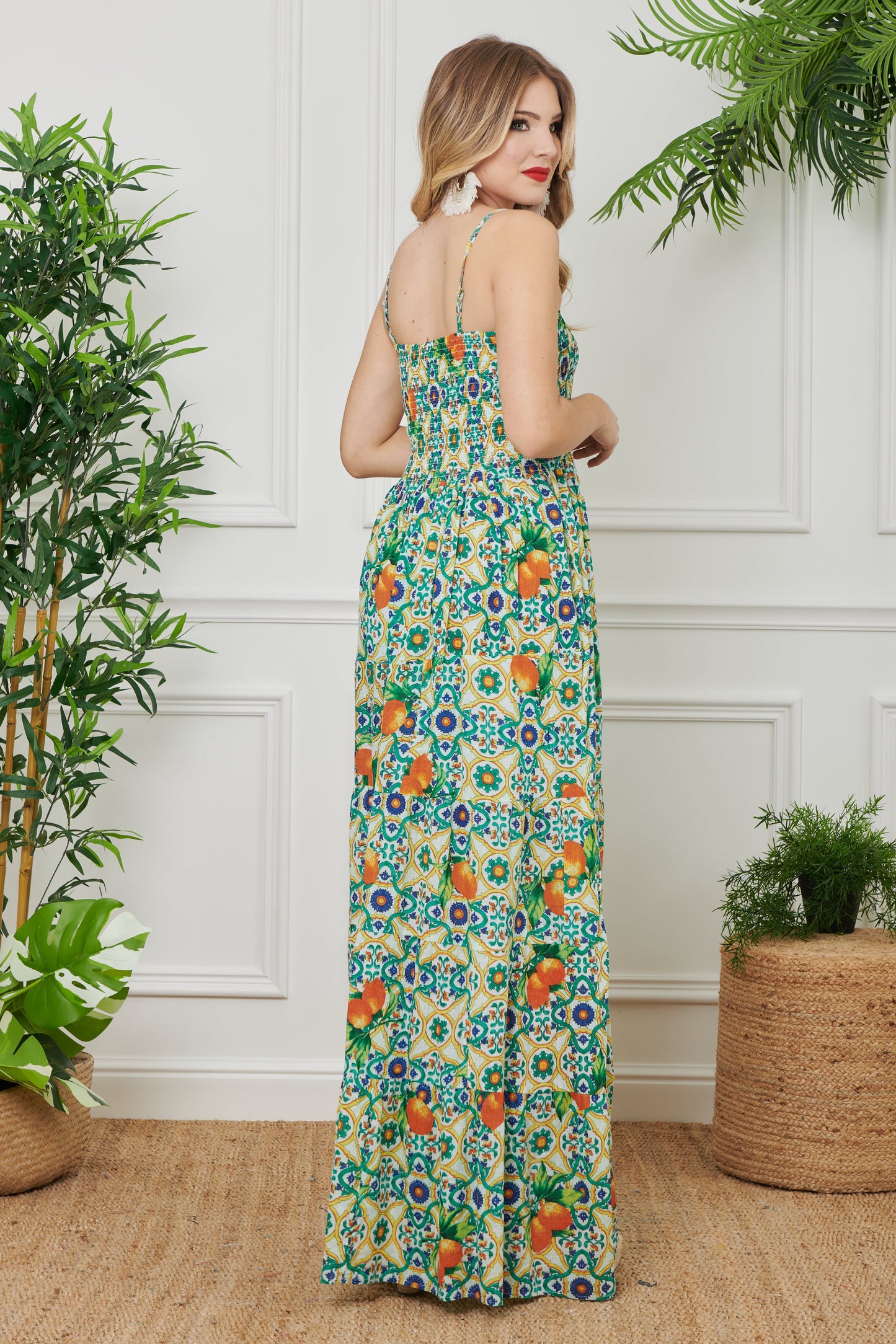 Brigitta - Abito Lungo Corpetto Stile Incantevole