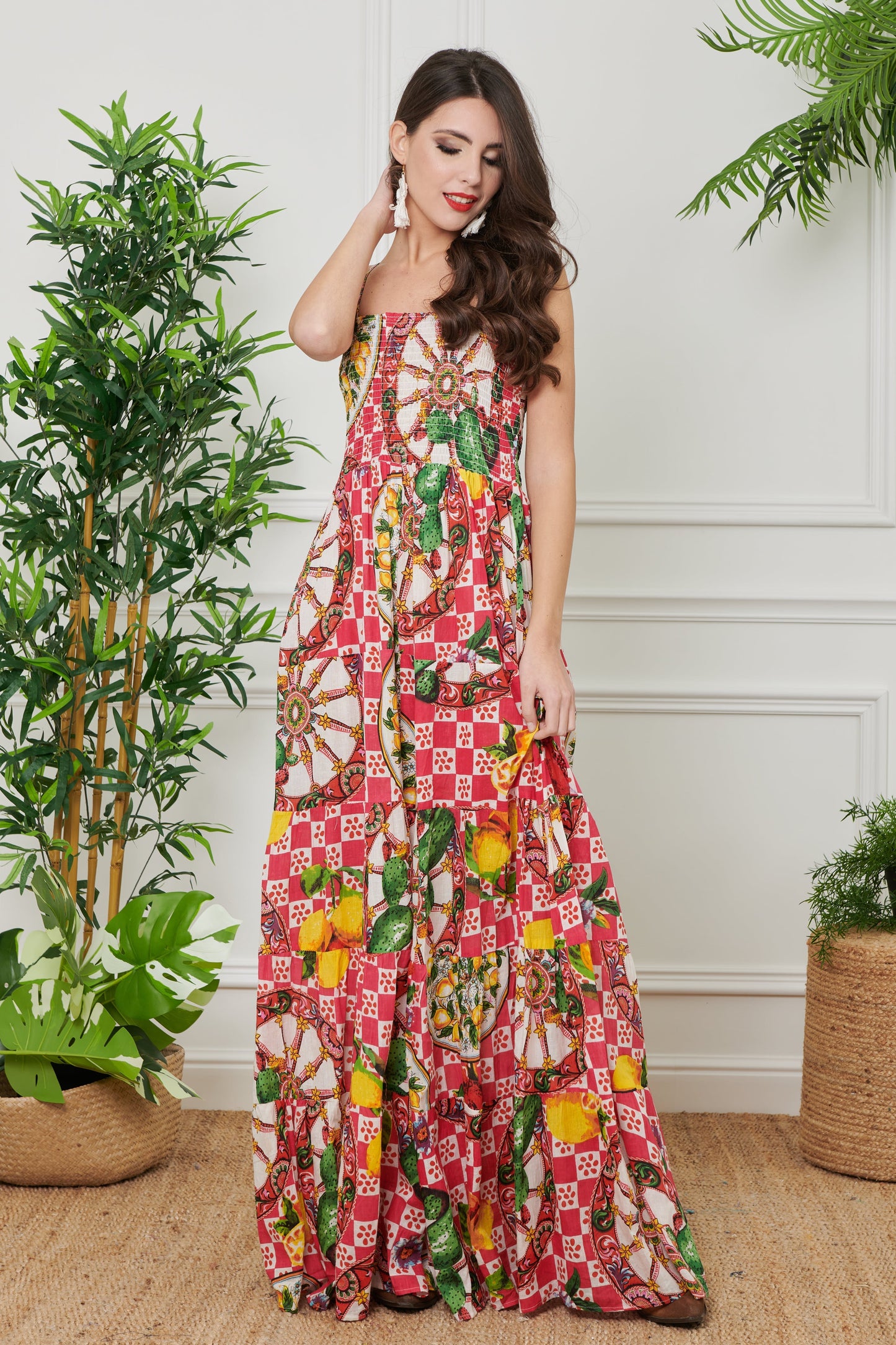 Brigitta - Abito Lungo Corpetto Stile Incantevole