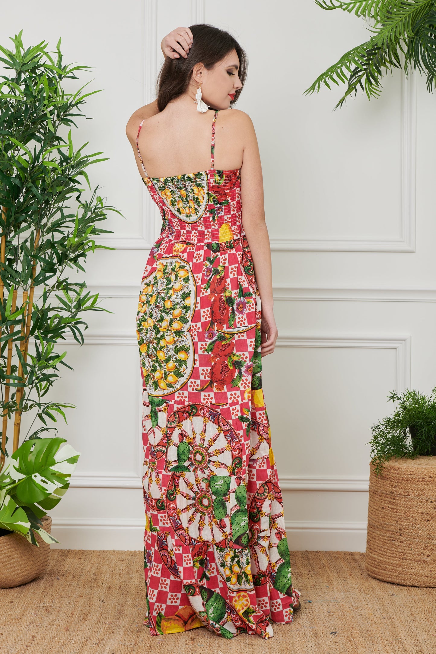 Brigitta - Abito Lungo Corpetto Stile Incantevole