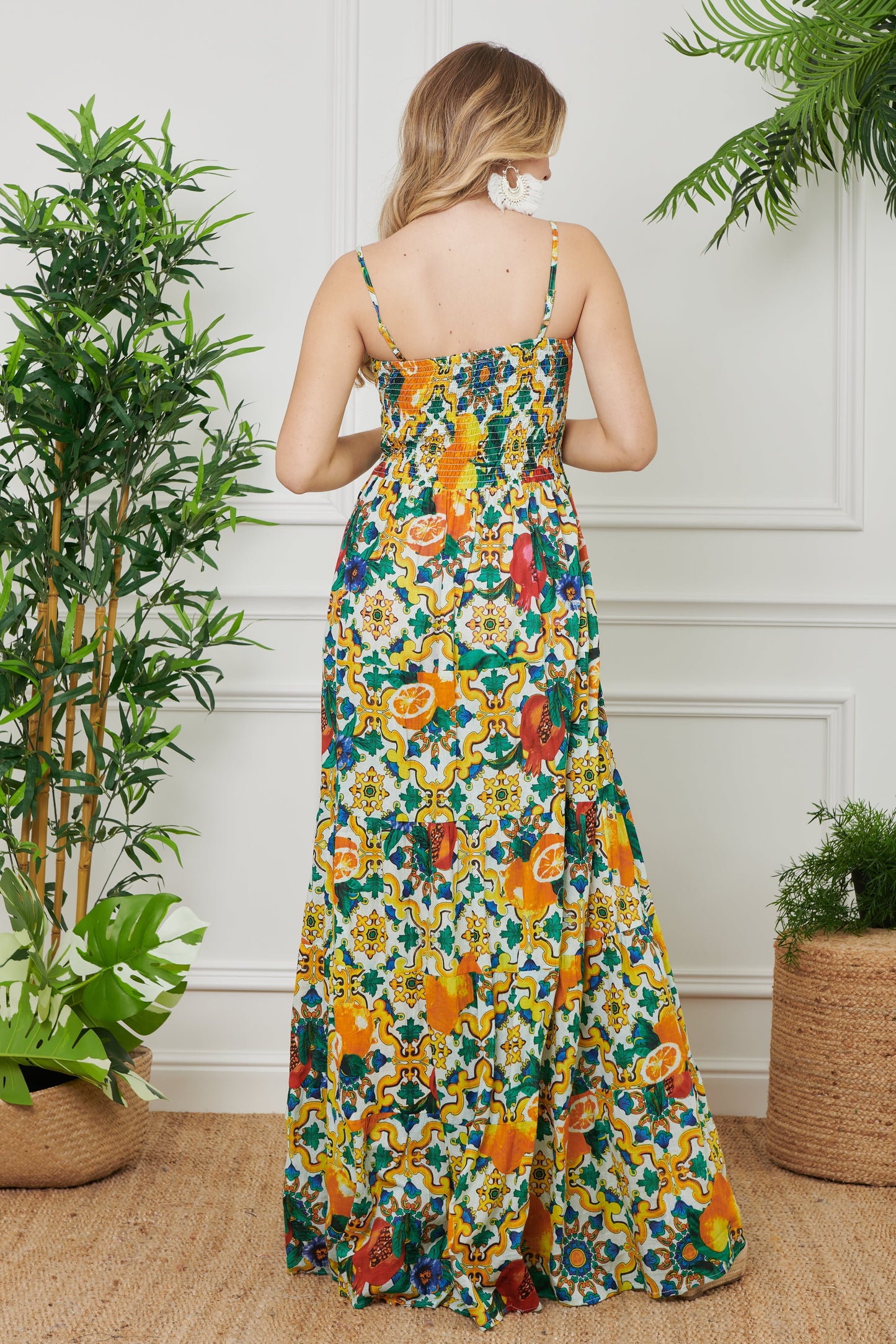 Brigitta - Abito Lungo Corpetto Stile Incantevole