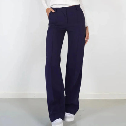 Griselva – Pantaloni eleganti a vita alta con gambe larghe