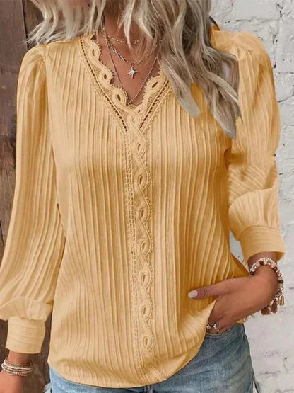 Ysadora – Blusa in cotone con scollo a V