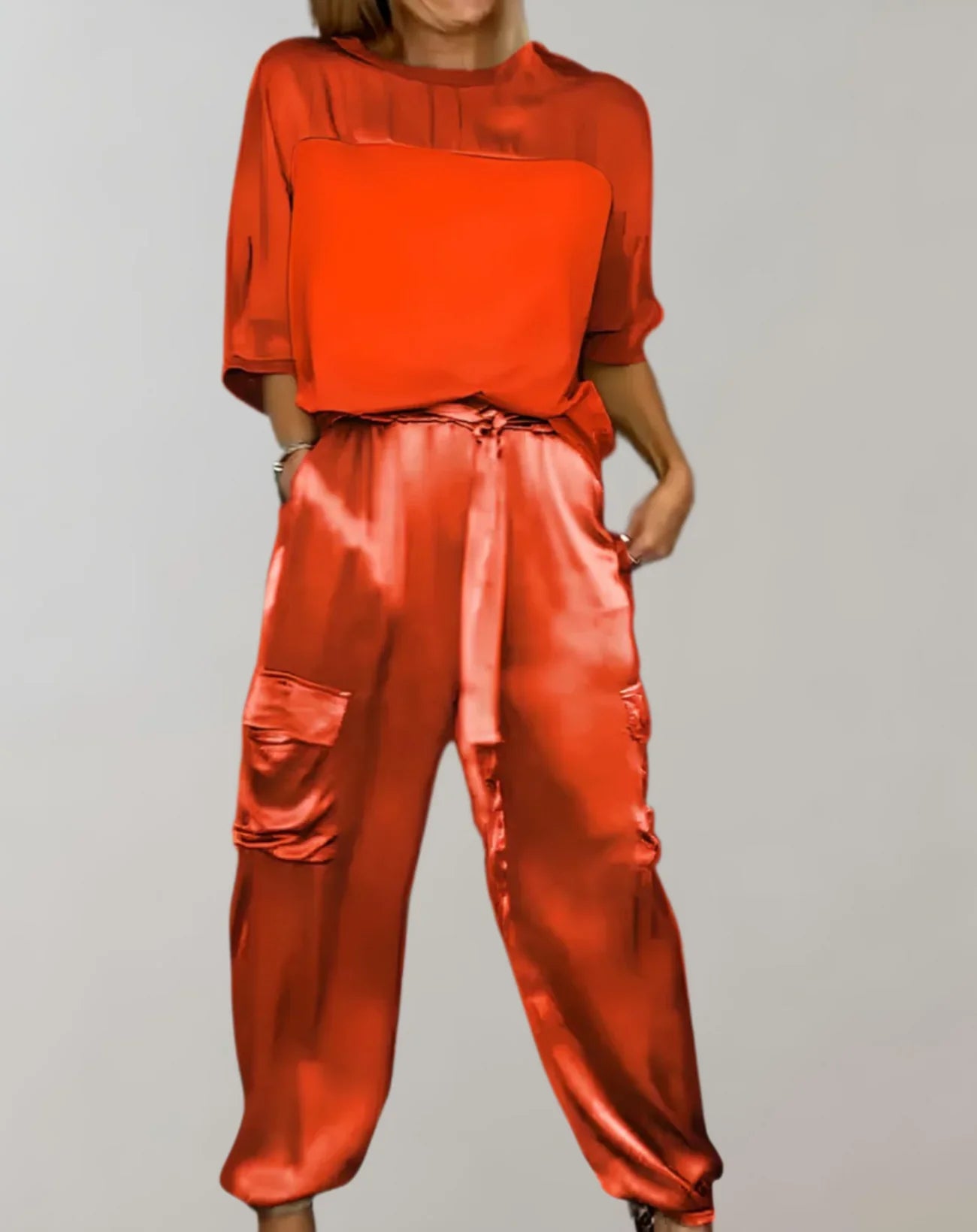 Harlow – Completo in raso elegante e sofisticato