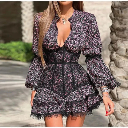 Joymie – Miniabito elegante a maniche lunghe