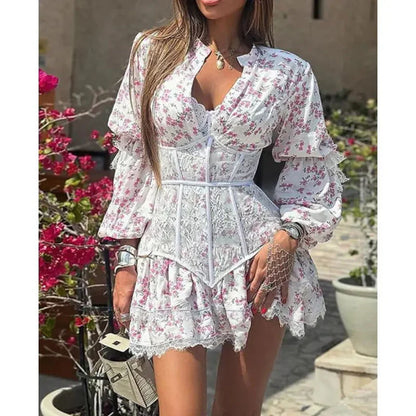 Joymie – Miniabito elegante a maniche lunghe