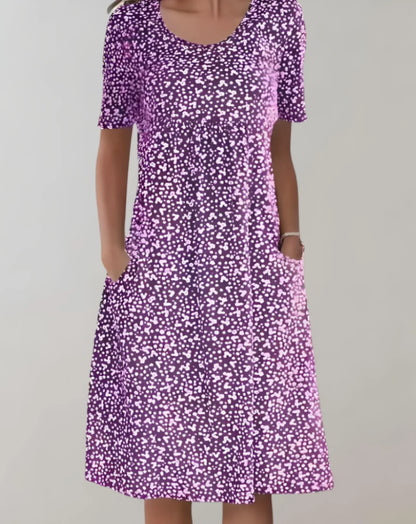 Jemima – Elegante abito midi stampato