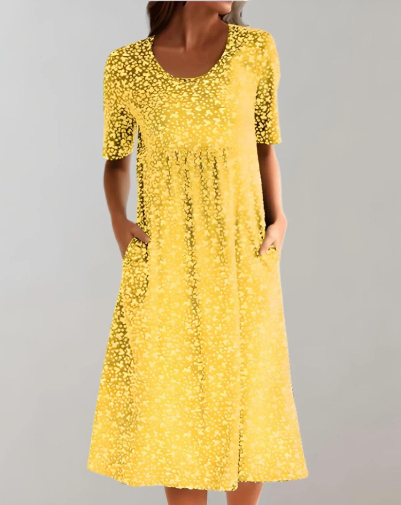 Jemima – Elegante abito midi stampato