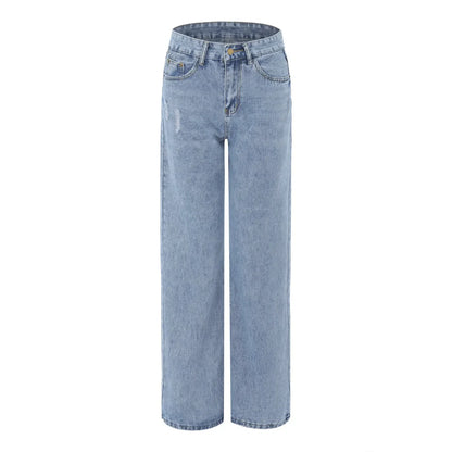 Grisella – Jeans alla moda a vita alta con gambe larghe