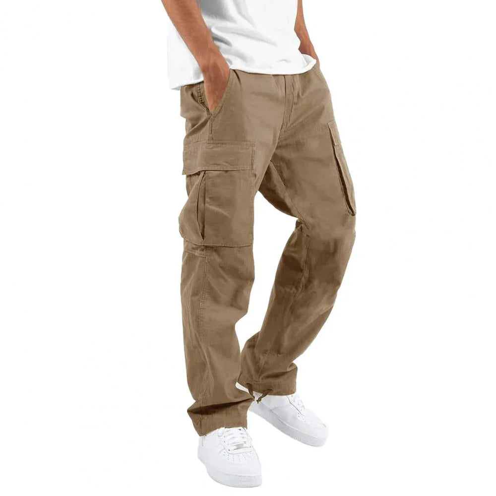 Troi – Pantaloni cargo eleganti in cotone