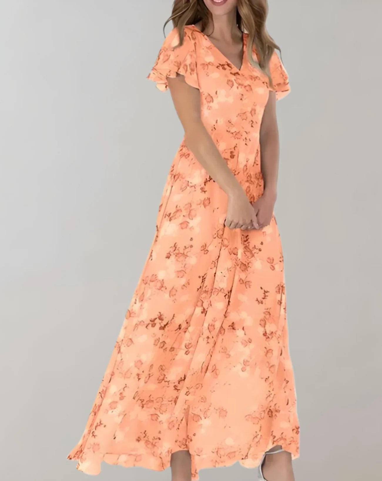 Garnet – Abito in chiffon floreale