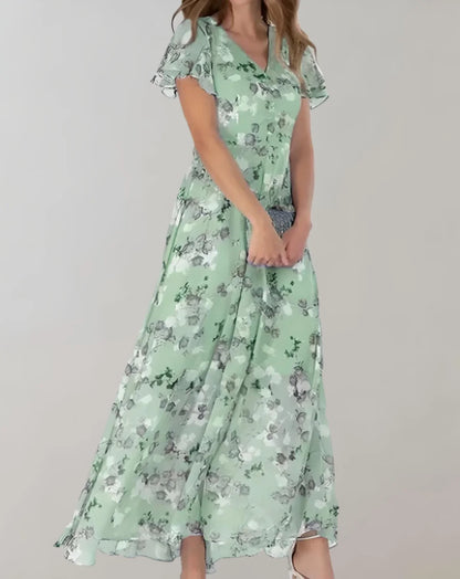 Garnet – Abito in chiffon floreale