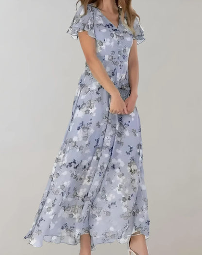 Garnet – Abito in chiffon floreale