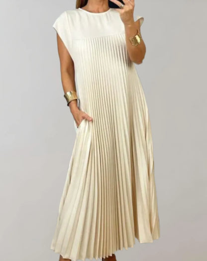 Zairelle – Abito elegante plissettato