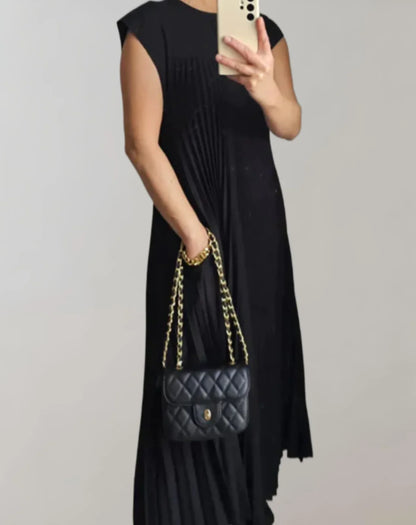 Zairelle – Abito elegante plissettato