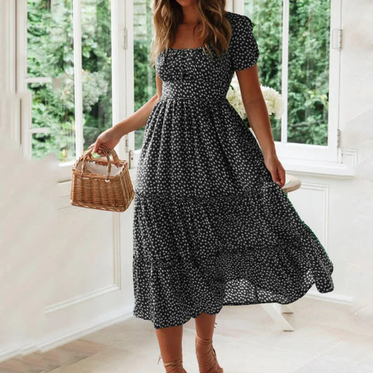 Mathilde – Grazioso abito floreale con balze