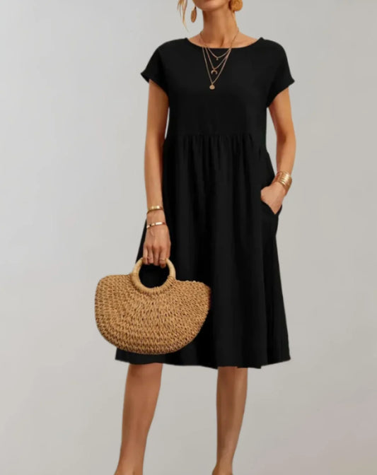 Idalia – Abito alla moda realizzato in lino di cotone