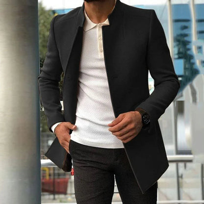 Carlo – Elegante cappotto in lana da uomo