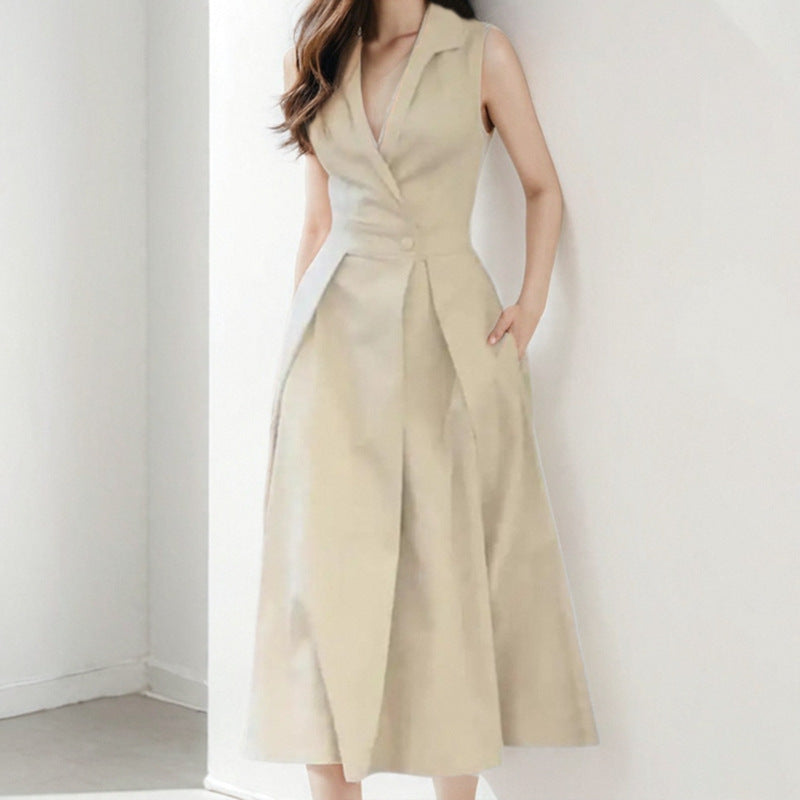 Effortless Chic Women's A-Line Dress: Tailored Fit & Style