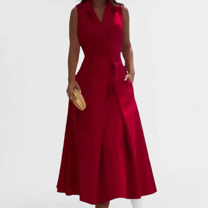 Effortless Chic Women's A-Line Dress: Tailored Fit & Style