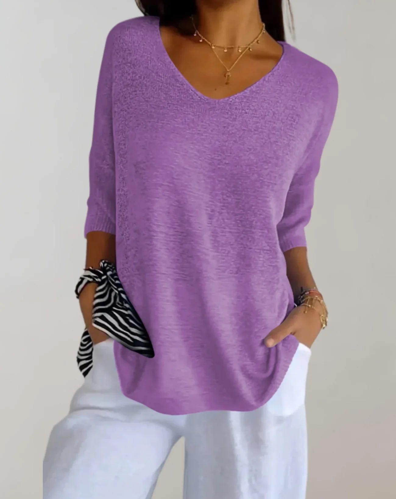 Arlys – Top in maglia di cotone