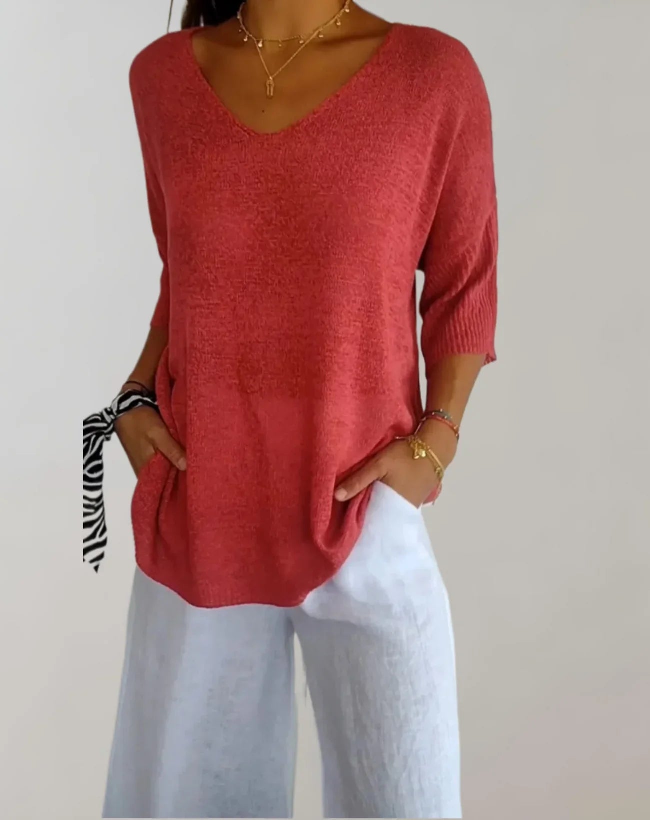 Arlys – Top in maglia di cotone