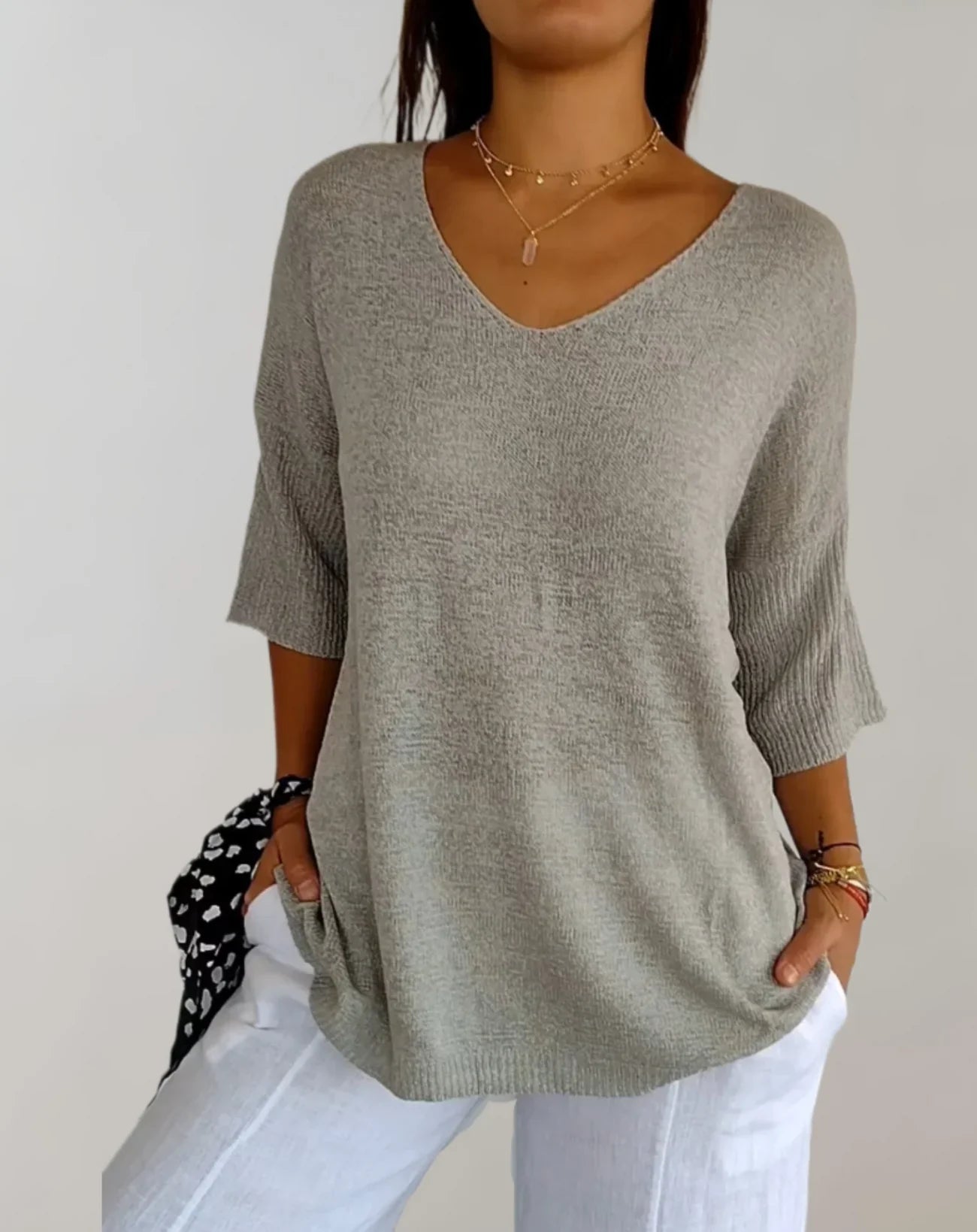 Arlys – Top in maglia di cotone