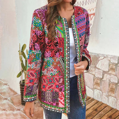 Zoryelle – Giacca patchwork boho colorata