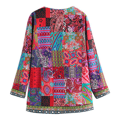 Zoryelle – Giacca patchwork boho colorata
