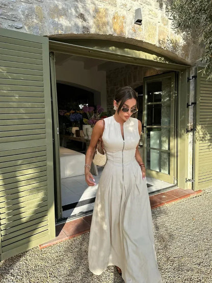 Michi – Abito lussuoso con chiusura con zip