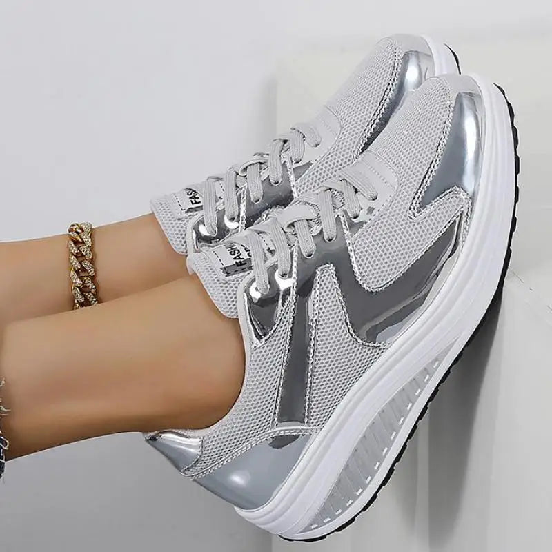 Elysiane – Sneakers da donna con suola spessa e plateau