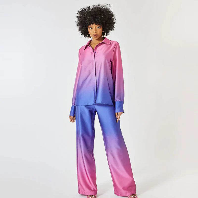 Saharise – Lussuoso set in raso sfumato