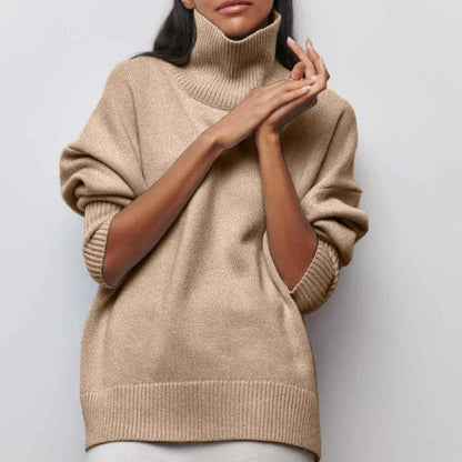 Maglione Dolcevita Oversize CLARA in Cashmere
