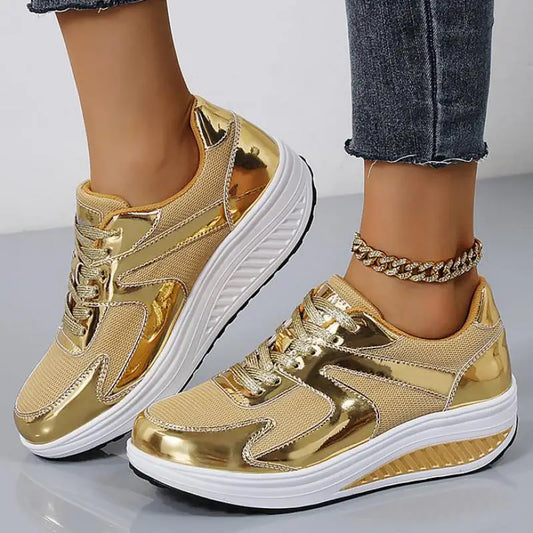 Elysiane – Sneakers da donna con suola spessa e plateau